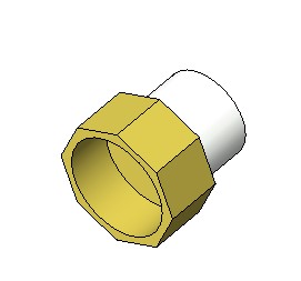 Штуцер с внутренней резьбой Латунь